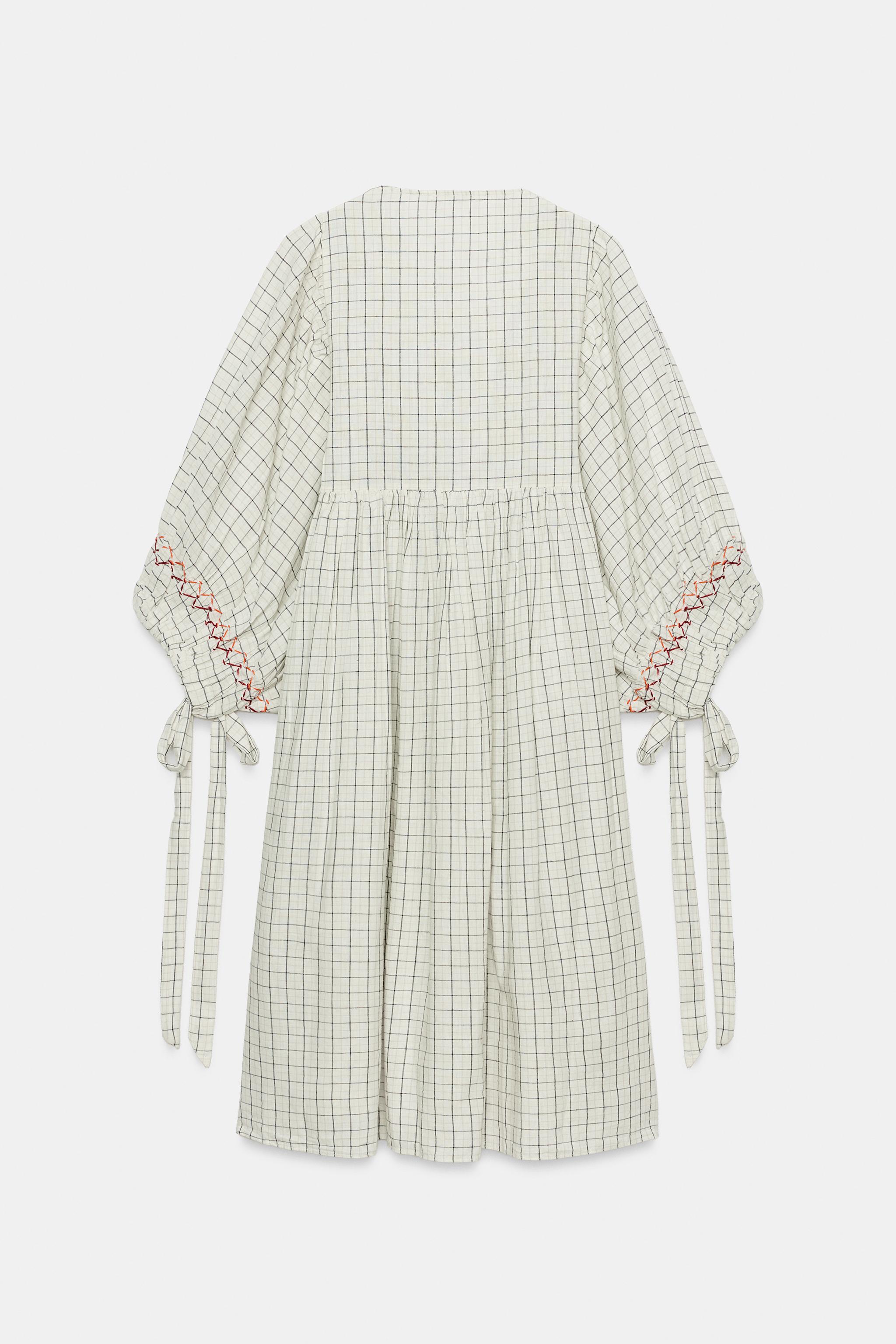 ZW COLLECTION LINEN BLEND MIDI DRESS